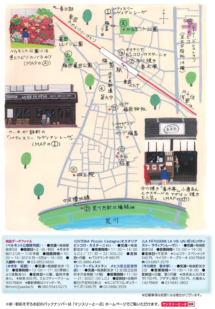 梅島MAP