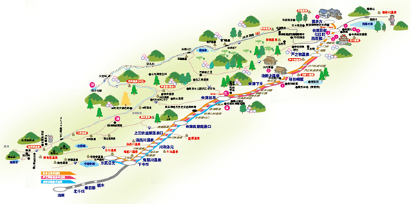 会津地区MAP