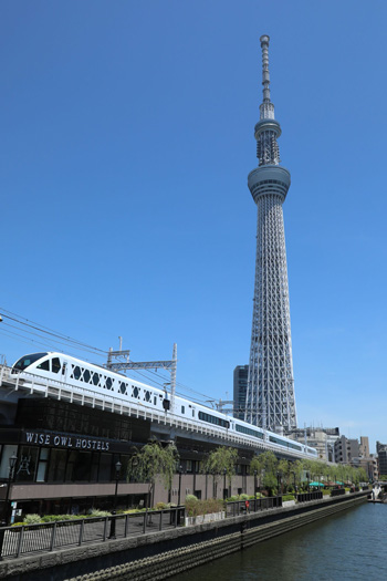 スペーシア Xと東京スカイツリー