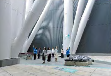 東京スカイツリー構造ガイドツアー（イメージ）
