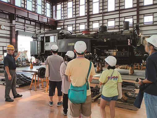 南栗橋工場見学中の株主様
