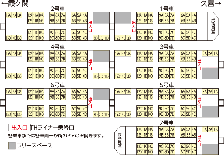 Thライナー車両のご案内 東武鉄道公式サイト