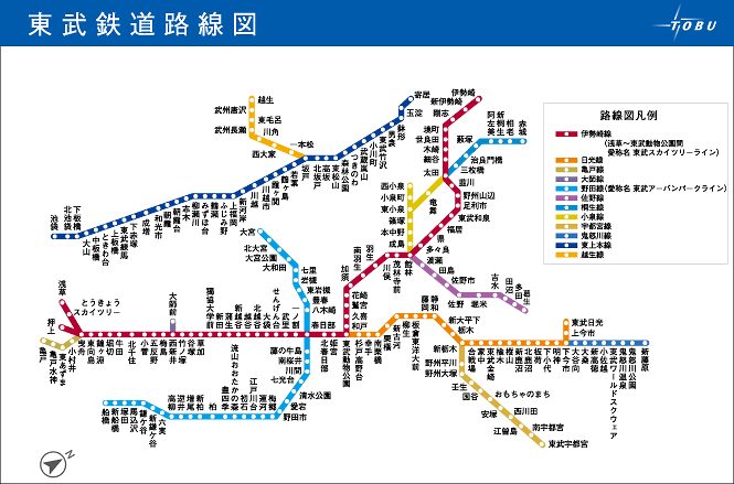 路線 図 鉄道 東武