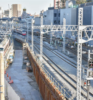 竹ノ塚駅高架化工事 計画