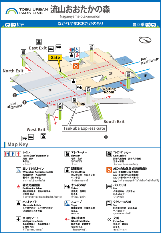 Station Map│Tobu Railway