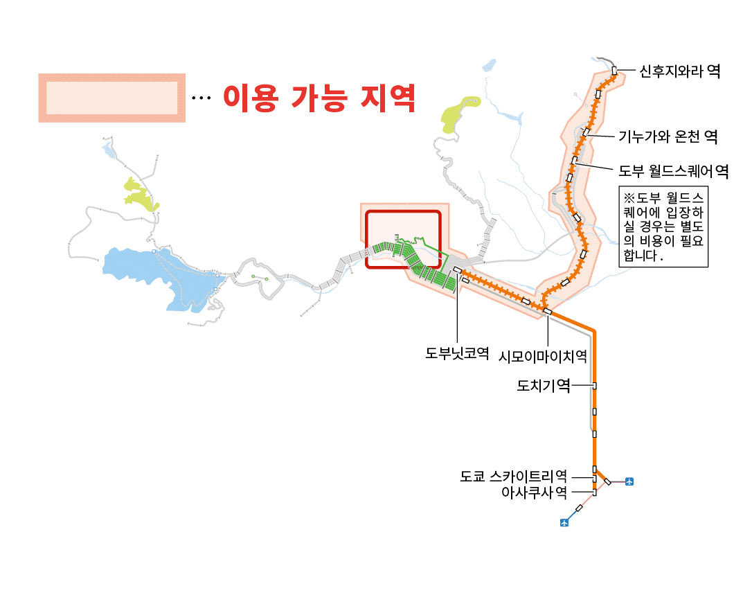 usage Area map