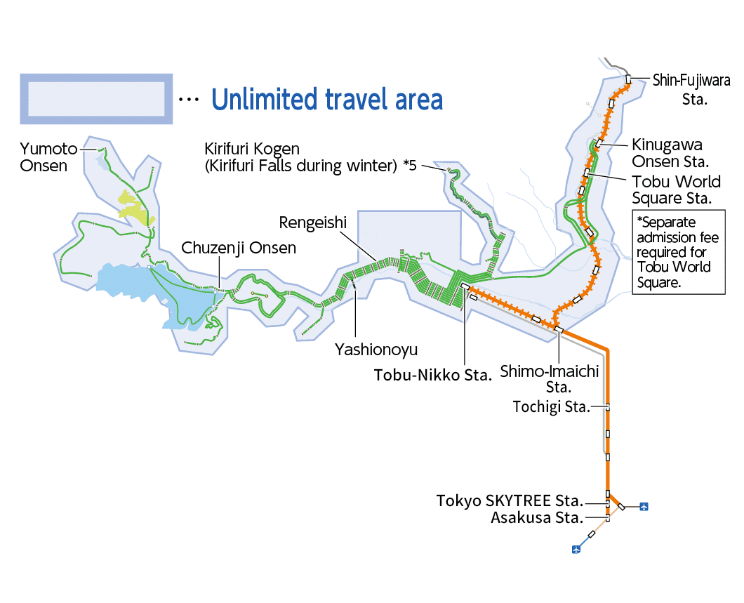 usage Area map
