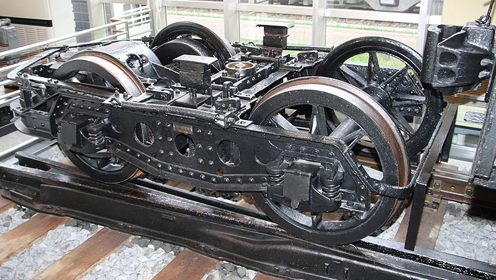 Bogie of The Shimotsuke Electric Railway DeHa No. 103