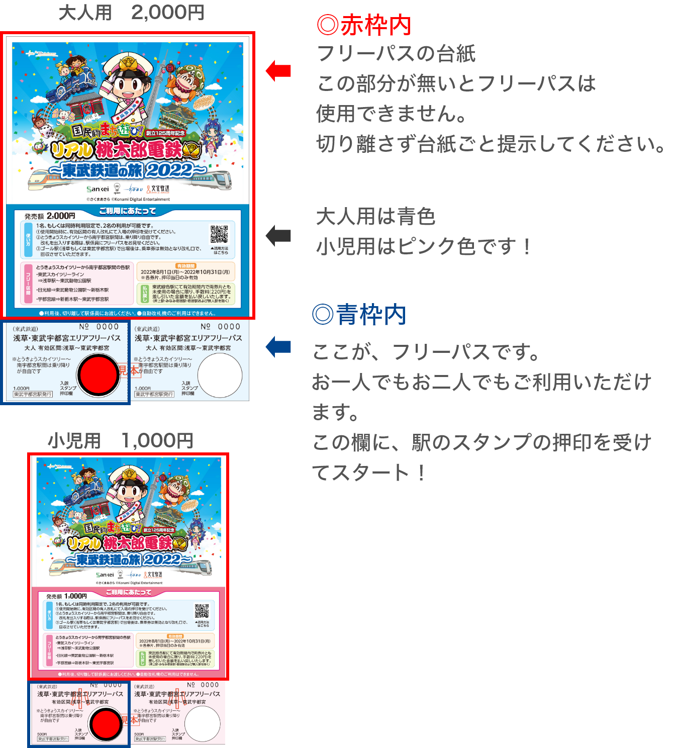 リアル桃太郎電鉄イベント専用 浅草 東武宇都宮エリアフリーパス 東武鉄道公式サイト