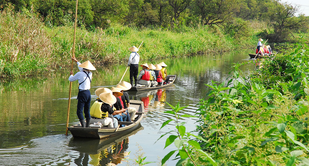 群馬の水郷（揚舟）