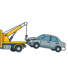 レッカー車・鉄道関係者対応のイラスト