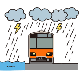 大雨のイラスト